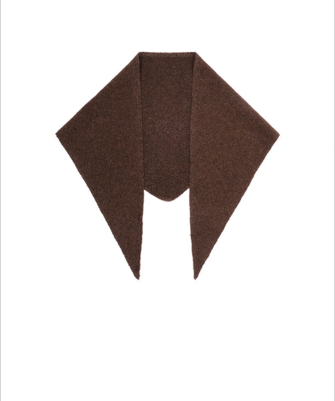 Brown Triangle Scarf