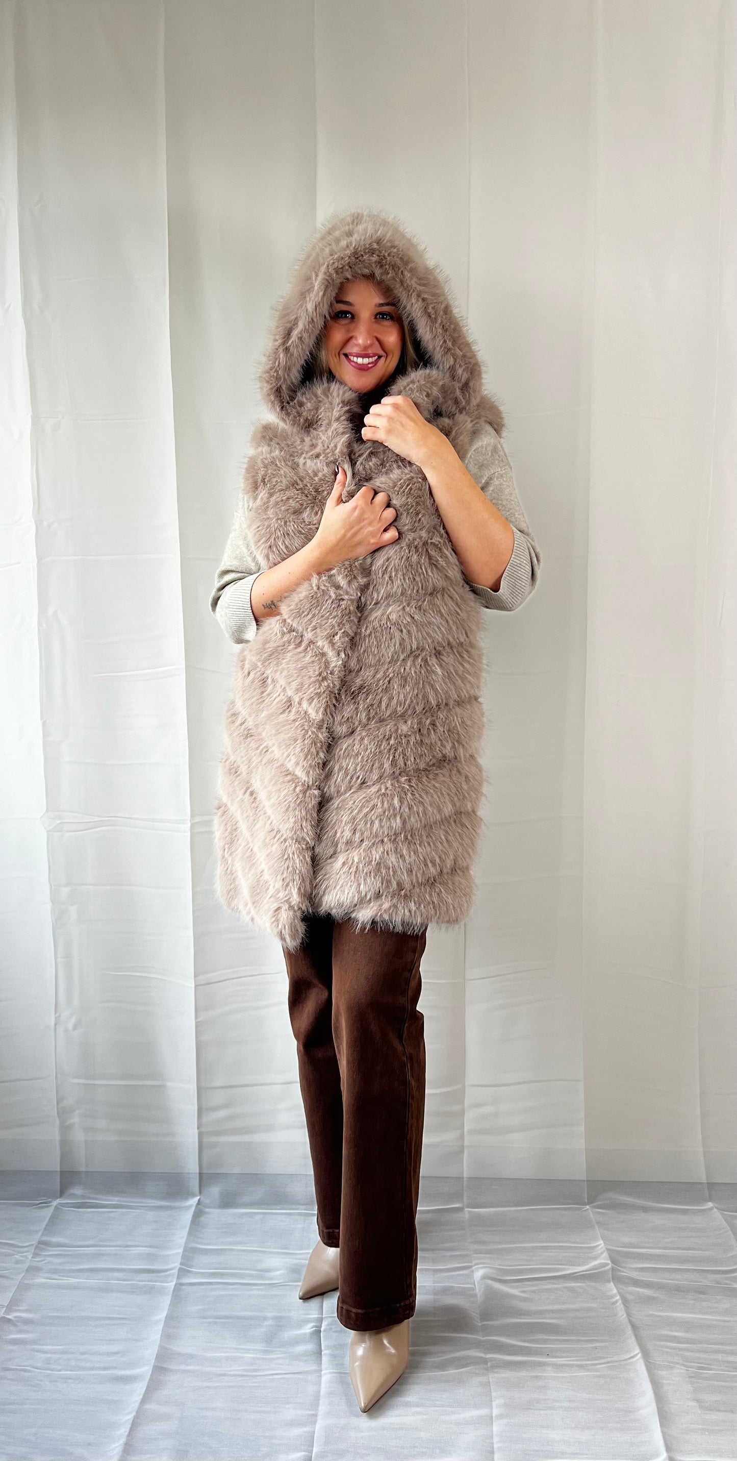 Élodie Sleeveless Coat