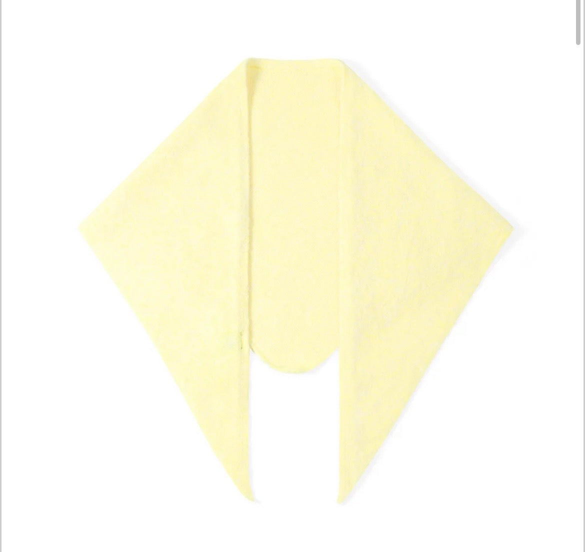 Yellow Traingle Scarf