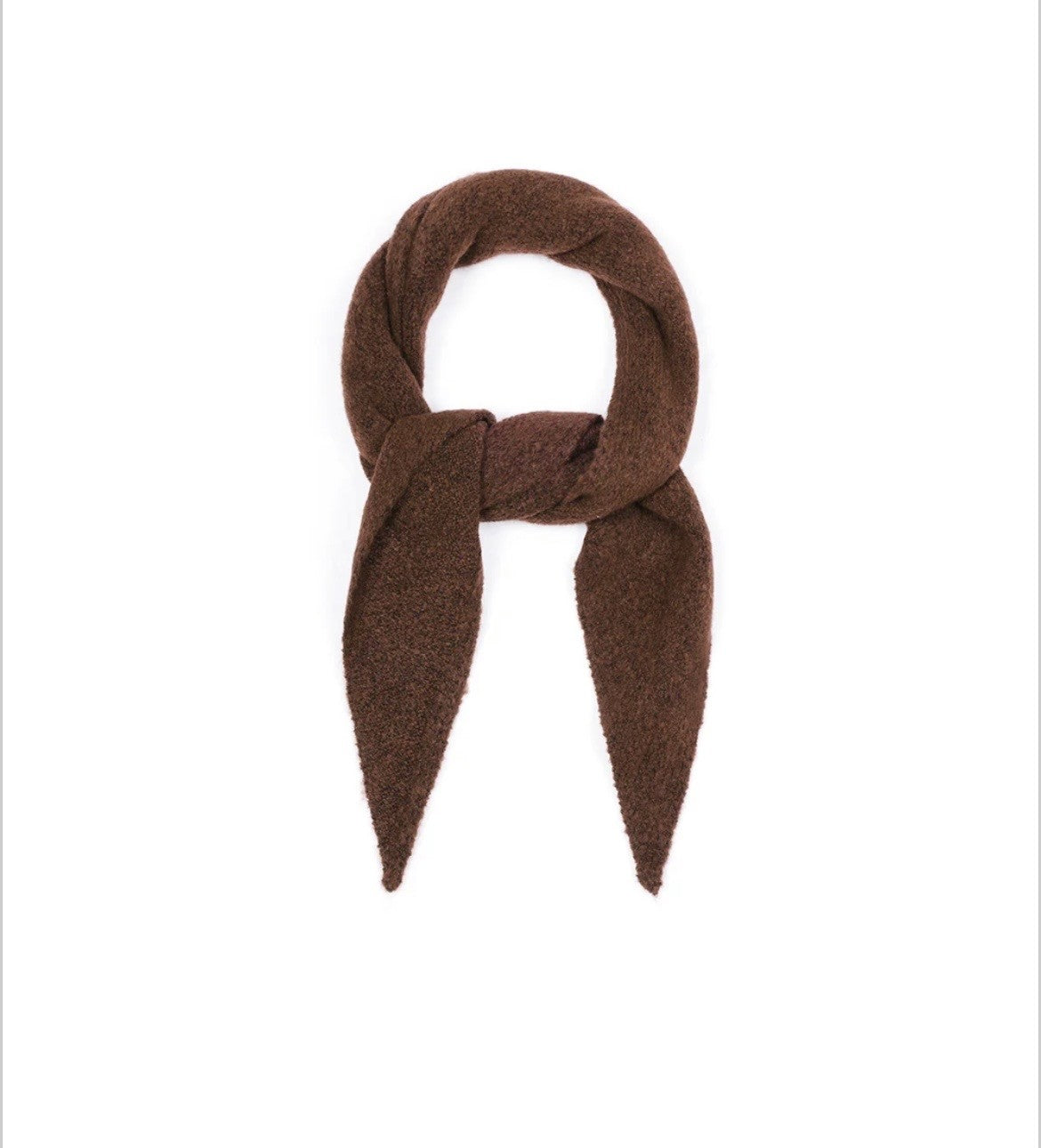 Brown Triangle Scarf