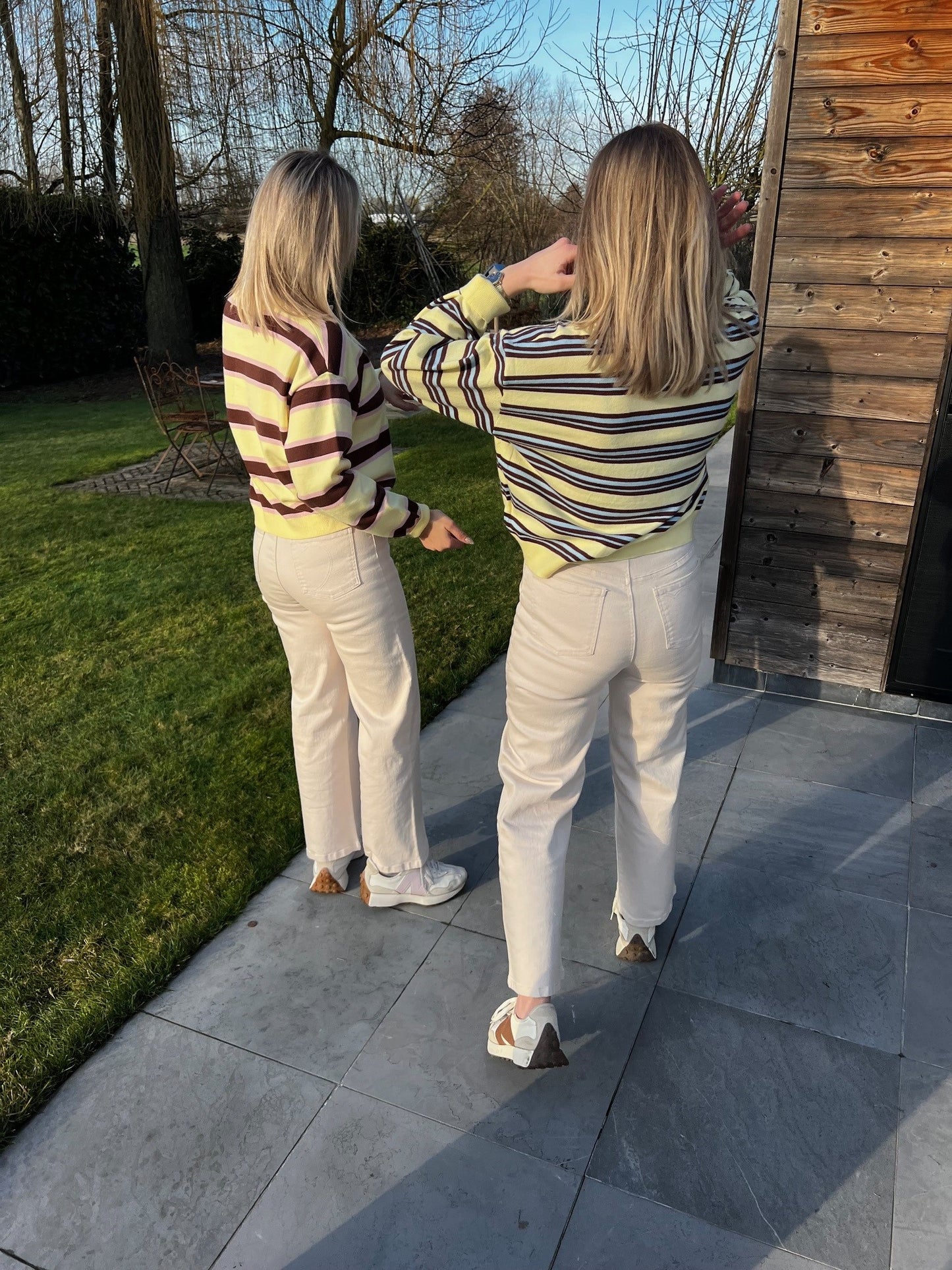 DeeDee Highwaist Jeans – Beige